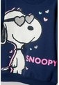 Buzo De Snoopy Cerrado Azul Para Niña 2T A 5T 4T de Snoopy
