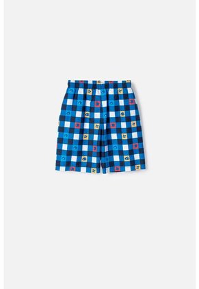 Pantaloneta De Baño De Sonic Con Cordón Azul Para Niño 4
