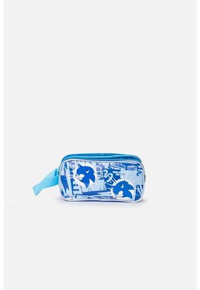 Cartuchera De Sonic 16.5" Azul Para Niño U