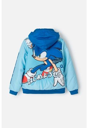 Chaqueta De Sonic Azul Con Cierre Para Niño 8