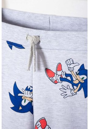 Conjunto De Sonic Con Pantalón Gris Para Niño 12