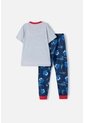 Pijama De Sonic Gris, Azul Y Roja De Pantalón Largo Para Niño 8 de SONIC