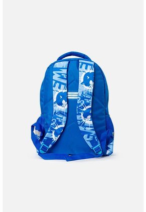 Morral De Sonic 16.5" Azul Para Niño U