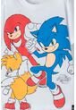 Camiseta De Sonic Blanca Y Roja Estampada En Frente Para Niño 14 de SONIC