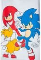 Camiseta De Sonic Blanca Y Roja Estampada En Frente Para Niño 14 de SONIC