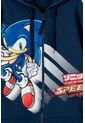 Buzo De Sonic Con Cierre Azul Para Niño 8 de SONIC