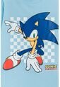 Camiseta De Sonic De Manga Corta Azul Para Niño 6 de SONIC