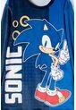 Pijama De Sonic Con Pantalón Largo Azul Para Niña 12 de SONIC