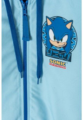 Chaqueta De Sonic Azul Con Cierre Para Niño 12