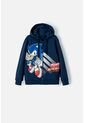 Buzo De Sonic Con Cierre Azul Para Niño 12 de SONIC