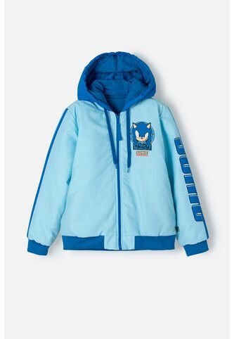 Chaqueta De Sonic Azul Con Cierre Para Niño 8 SONIC