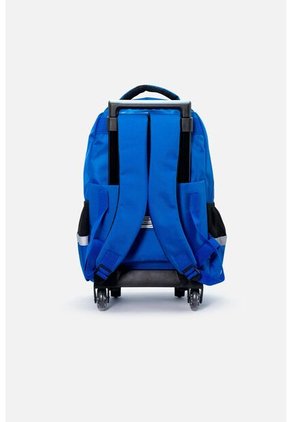 Morral De Sonic 16.5" Con Ruedas Azul Para Niño U