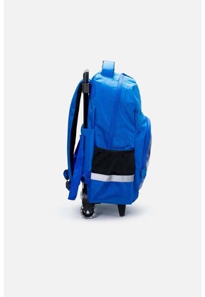 Morral De Sonic 16.5" Con Ruedas Azul Para Niño U