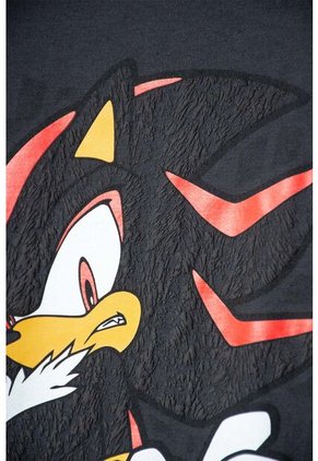 Camiseta De Sonic Manga Corta Gris Para Niño 12