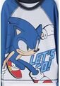Conjunto De Baño Sonic Manga Larga Azul Y Blanco Para Niño 10 de SONIC