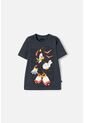 Camiseta De Sonic Manga Corta Gris Para Niño 12 de SONIC
