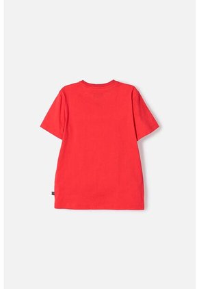 Camiseta De Sonic Manga Corta Rojo Para Niño 10