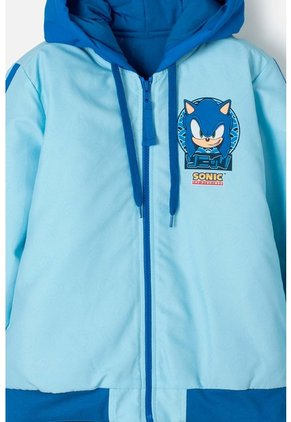 Chaqueta De Sonic Azul Con Cierre Para Niño 4