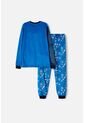 Pijama De Sonic Con Pantalón Largo Azul Para Niña 12 de SONIC