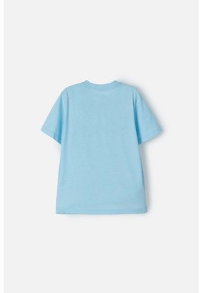 Camiseta De Sonic De Manga Corta Azul Para Niño 8
