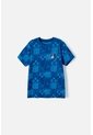 Camiseta De Sonic Azul Manga Corta Para Niño 12 de SONIC
