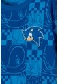 Camiseta De Sonic Azul Manga Corta Para Niño 12 de SONIC