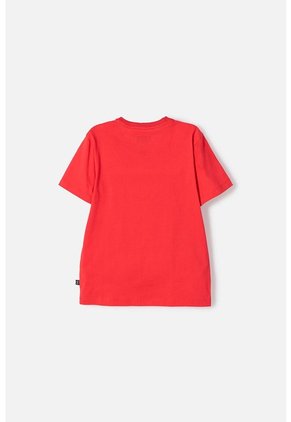 Camiseta De Sonic Manga Corta Rojo Para Niño 4