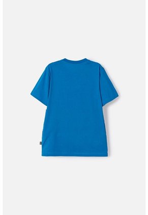 Camiseta De Sonic Manga Corta Azul Para Niño 10
