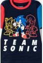 Pijama De Sonic Con Pantalón Largo Multicolor Para Niño 12 de SONIC
