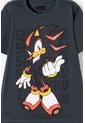 Camiseta De Sonic Manga Corta Gris Para Niño 8 de SONIC