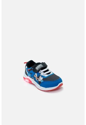 Tenis De Sonic Con Luces Azul Y Rojo Para Niño 30