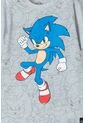 Camiseta Sonic Manga Corta Gris Jaspe Para Niño 14 de SONIC