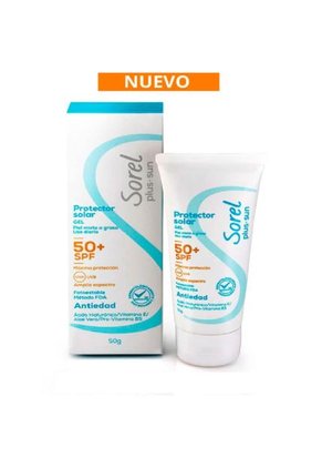 Protector Solar Sorel Plus Gel Spf 50 Tubo X 50 Gramos