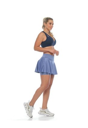 Falda Short Deportiva Sotiufit-Celeste