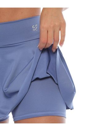 Falda Short Deportiva Sotiufit-Celeste