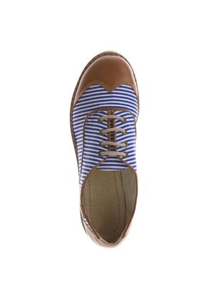 Zapatos casuales Spadrila Nicole Azul Rayas