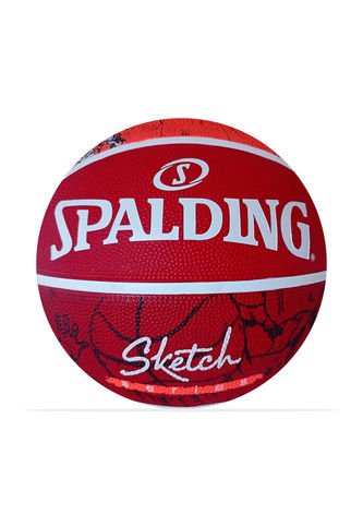 Balon Spalding De Basketball Sketch Dribble #7-Rojo Spalding