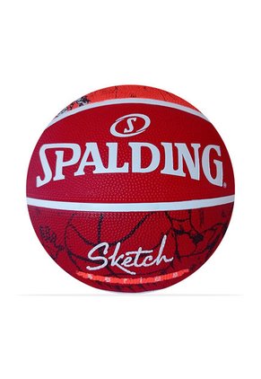 Balon Spalding De Basketball Sketch Dribble #7-Rojo