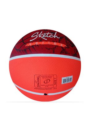 Balon Spalding De Basketball Sketch Dribble #7-Rojo