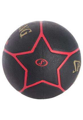 Balón de Basketball Negro-Rojo Spalding NBA HighLight