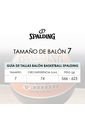 Balon Spalding De Basketball Force Rubber #7-Azul de Spalding