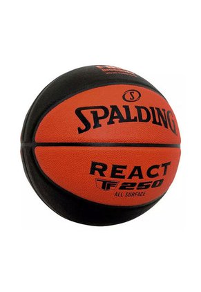 Balon Spalding De Basketball React Fiba Tf 250 #7-Naranja