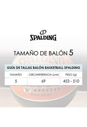 Balon Spalding De Basketball Varsity Fiba #5-Naranja