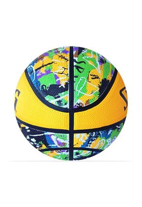 Balon Spalding De Basketball Graffiti #7-Amarillo
