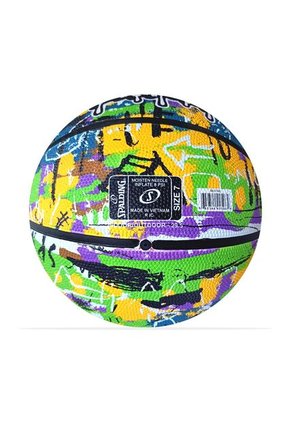 Balon Spalding De Basketball Graffiti #7-Amarillo