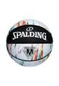 Balon Spalding De Basketball Marble Series Alt #6-Blanco de Spalding