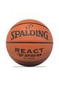 Balon Spalding De Basketball React Fiba #7-Naranja/Negro de Spalding
