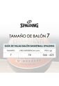 Balon Spalding De Basketball React Fiba #7-Naranja/Negro de Spalding
