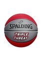 Balon Spalding De Basketball Triple Threat Rubber #7-Rojo de Spalding