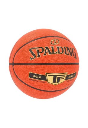Balon Spalding De Basketball 2021 Tf Gold Series #7-Naranja